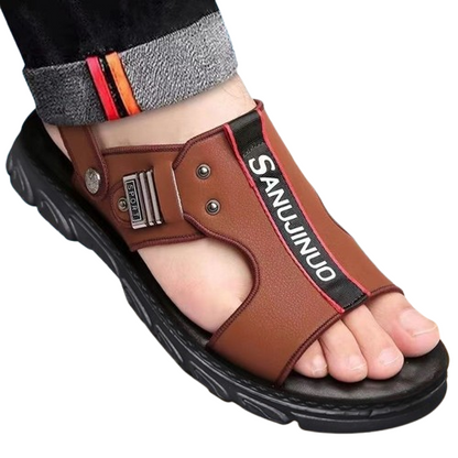 Sandalias para hombre con bloques de color