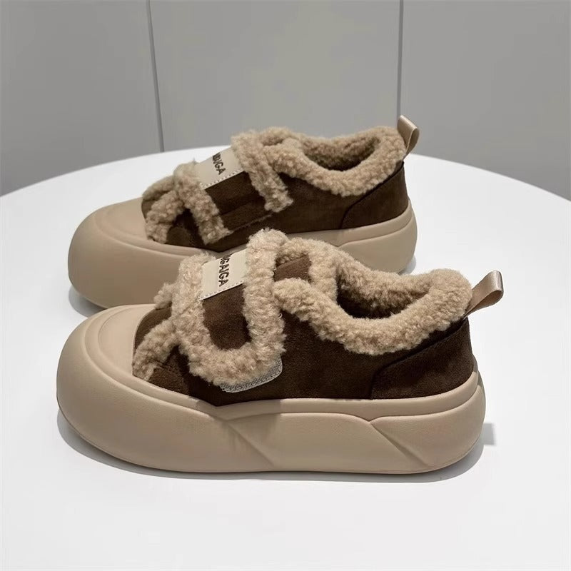 (pegatinas mágicas de algodón) zapatos de algodón para mujeres