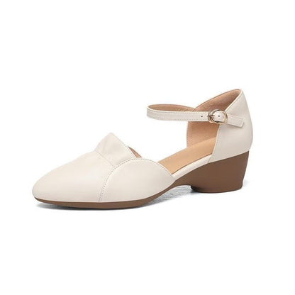 Sandalias de mujer de una sola tira y punta cerrada