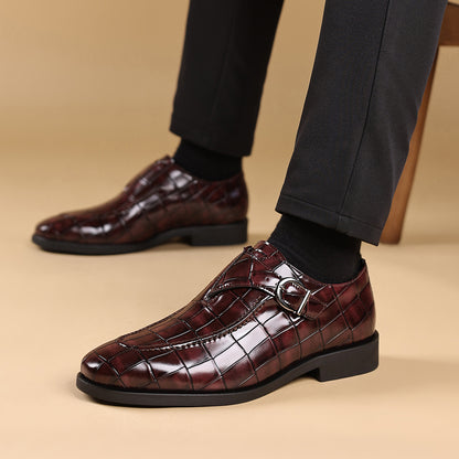 Zapatos de vestir para hombre con relieve