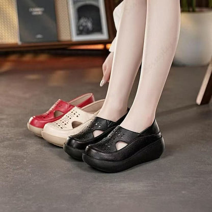 Zapatos individuales transpirables con diseño calado