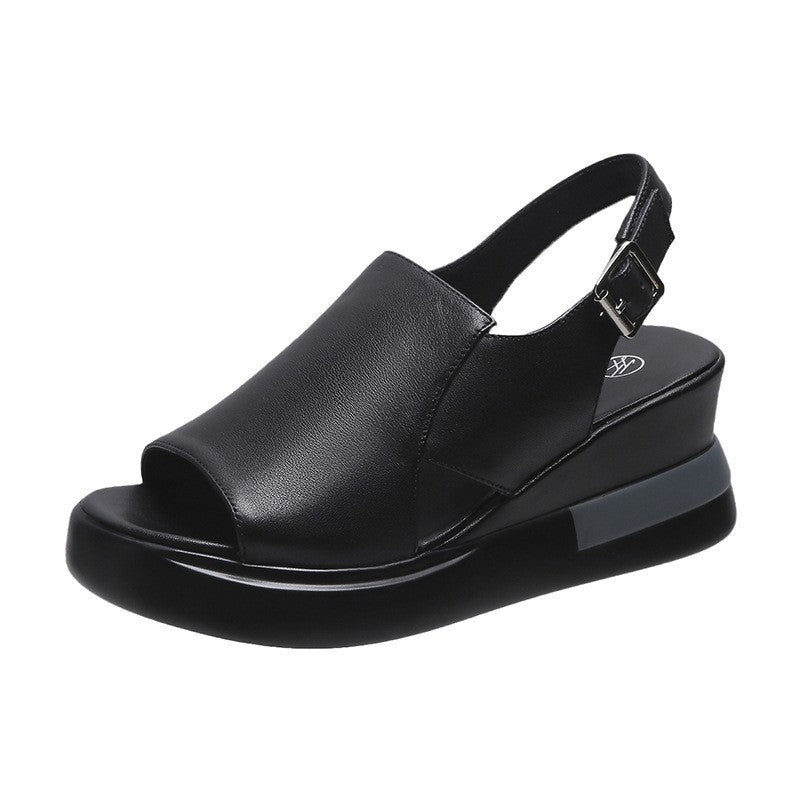 Zapatos de cuña con plataforma