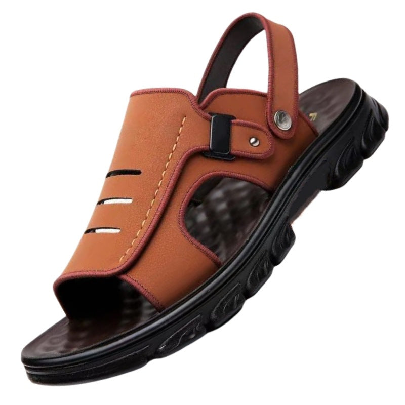 Sandalias tipo zueco con plataforma para hombre