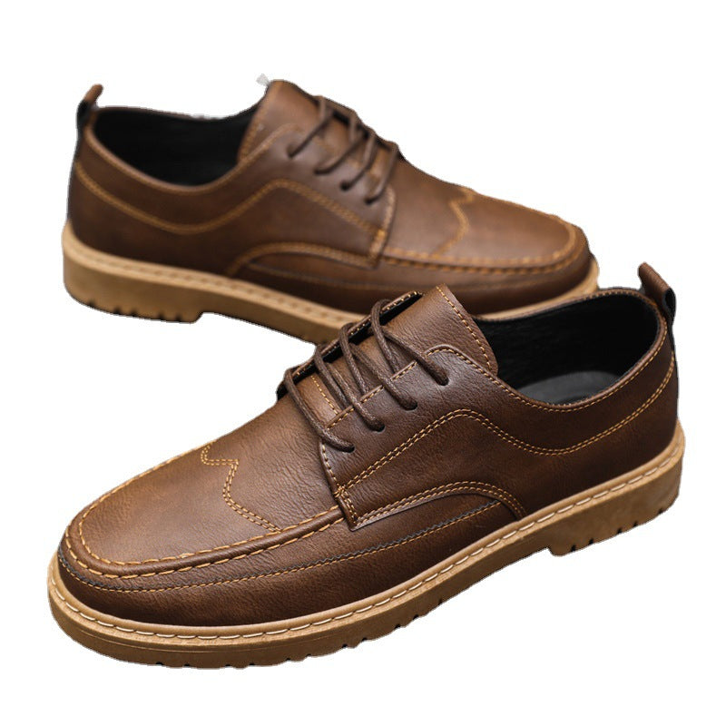 Zapatos de cuero casuales y de moda para hombre