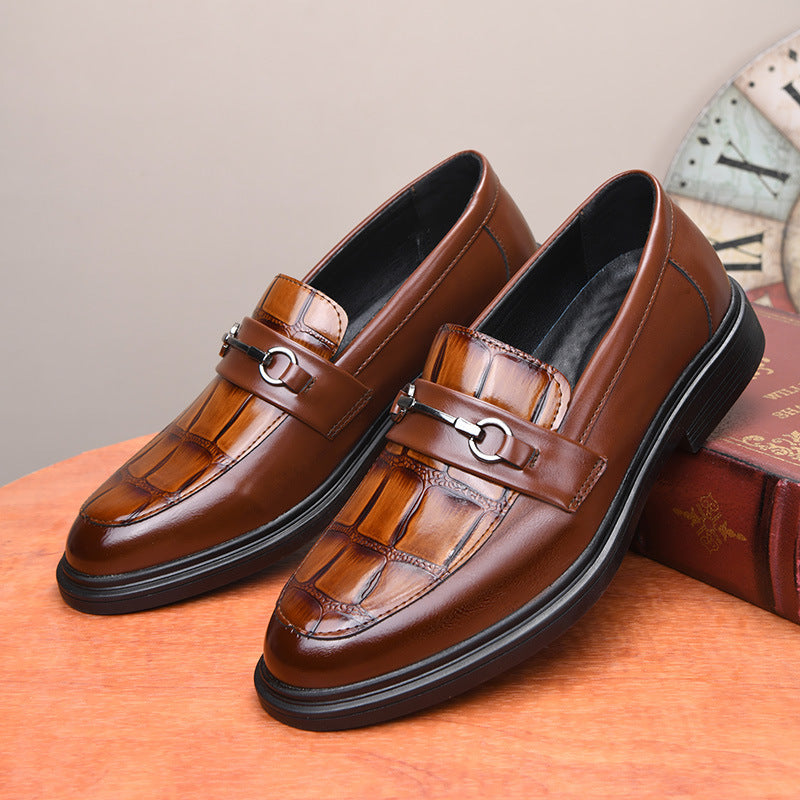 Zapatos de cuero para hombre estilo británico — 50% de descuento
