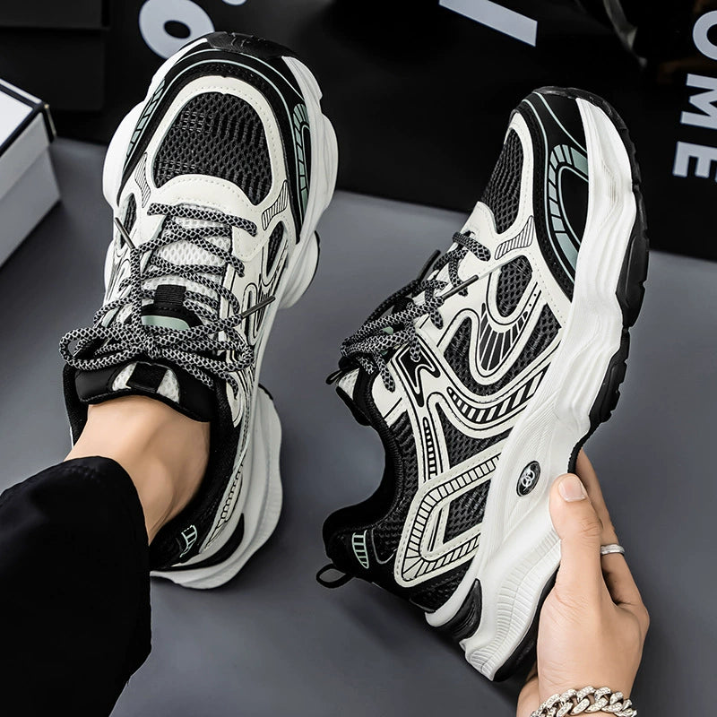 Zapatillas casuales de running estilo «papá» para hombre
