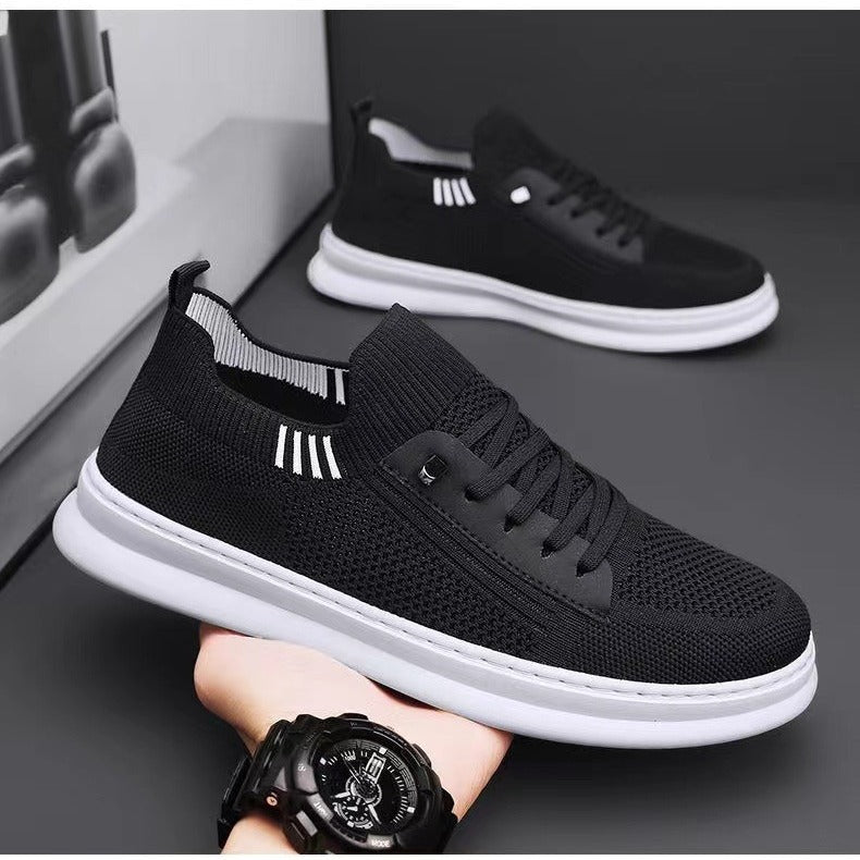 Zapatos casuales transpirables de suela blanda para hombre