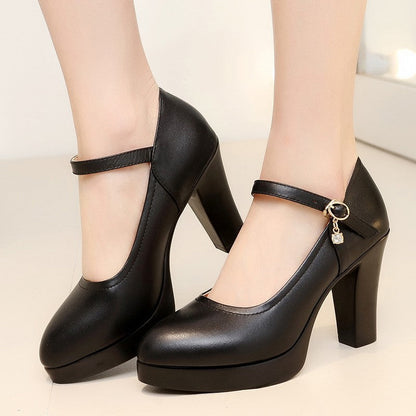 (7cm y 5cm) tacones altos femeninos