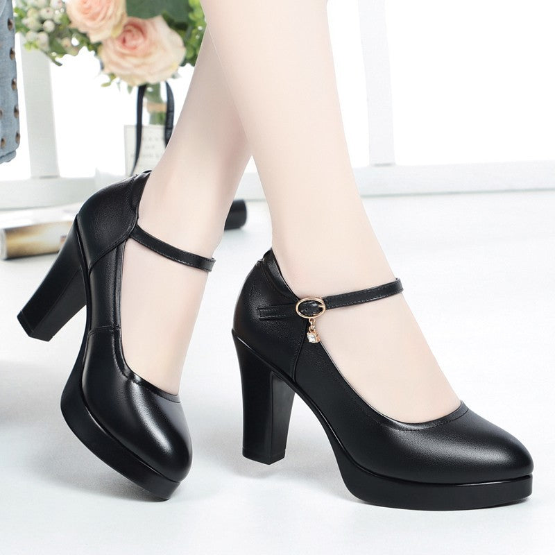 (7cm y 5cm) tacones altos femeninos