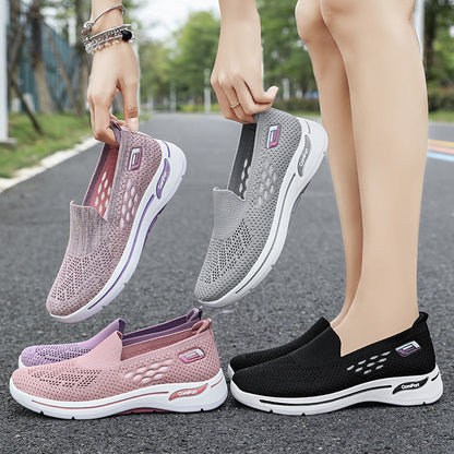 2025 nuevos zapatos de punto transpirables