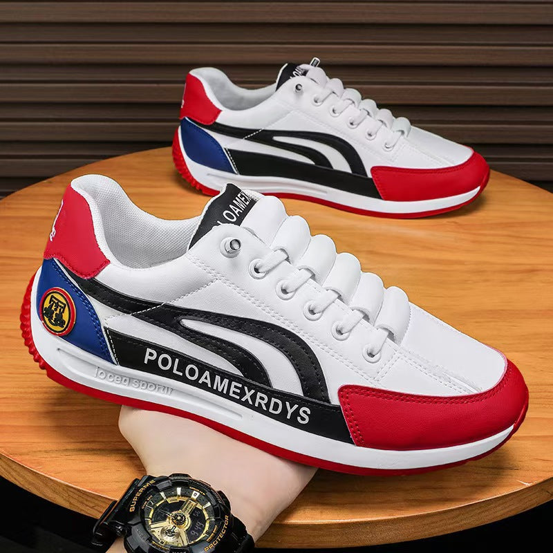 Zapatillas estilo Cortez con bloques de color, cómodas y transpirables.