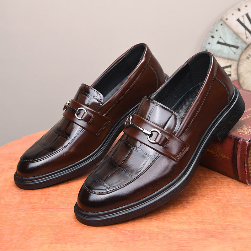 Zapatos de cuero para hombre estilo británico — 50% de descuento