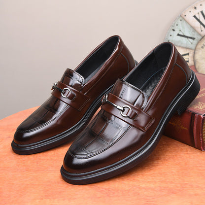 Zapatos de cuero para hombre estilo británico — 50% de descuento