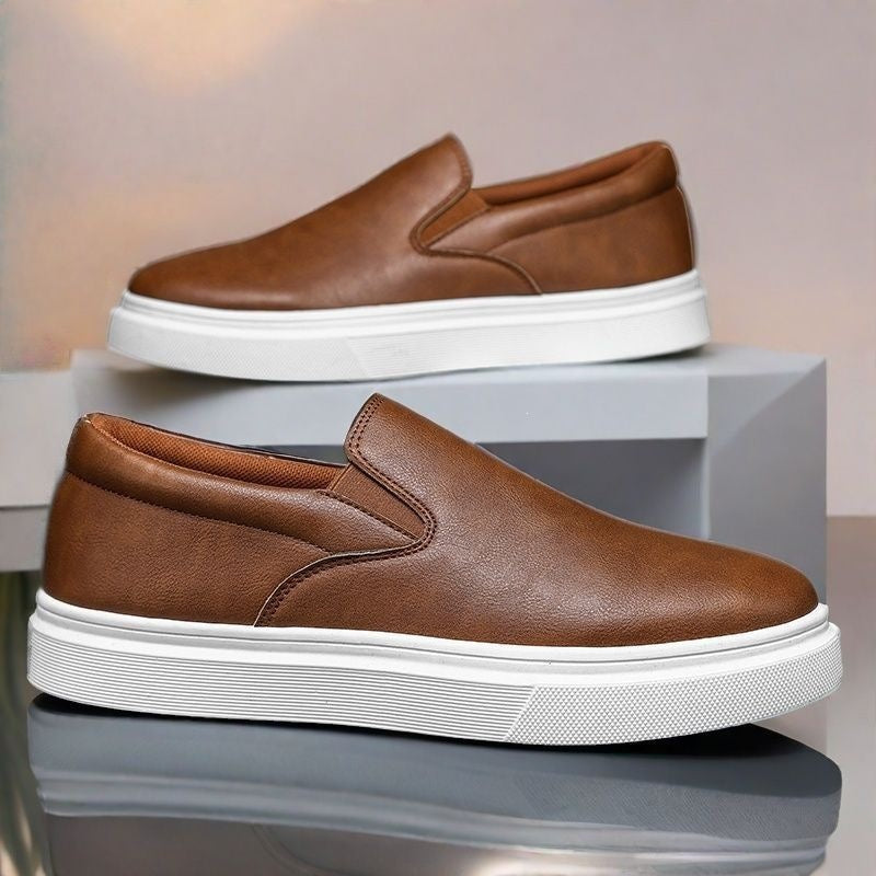 Zapatos planos sin cordones para hombre