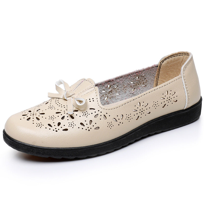 Sandalias con aberturas para mujer