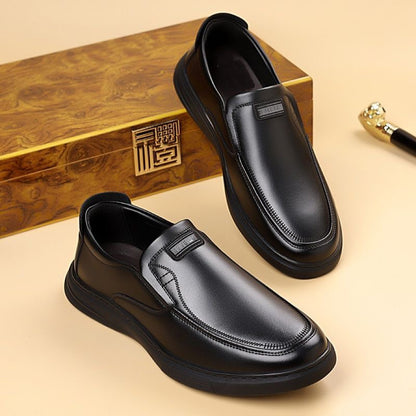 Zapatos bajos de cuero para mujer