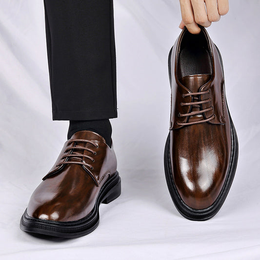 Zapatos de cuero formales para negocios para hombre