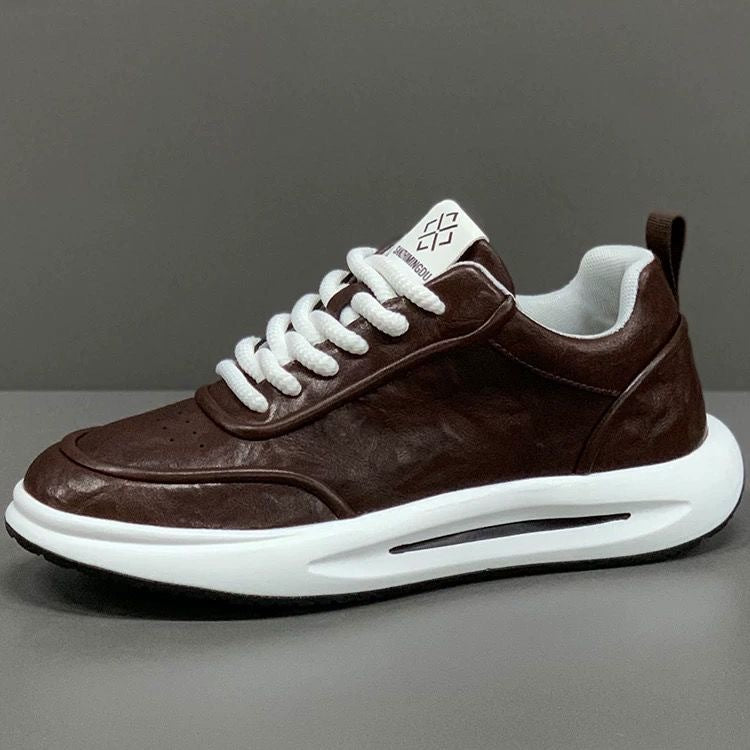Zapatillas para hombre de suela gruesa, antideslizante y suave
