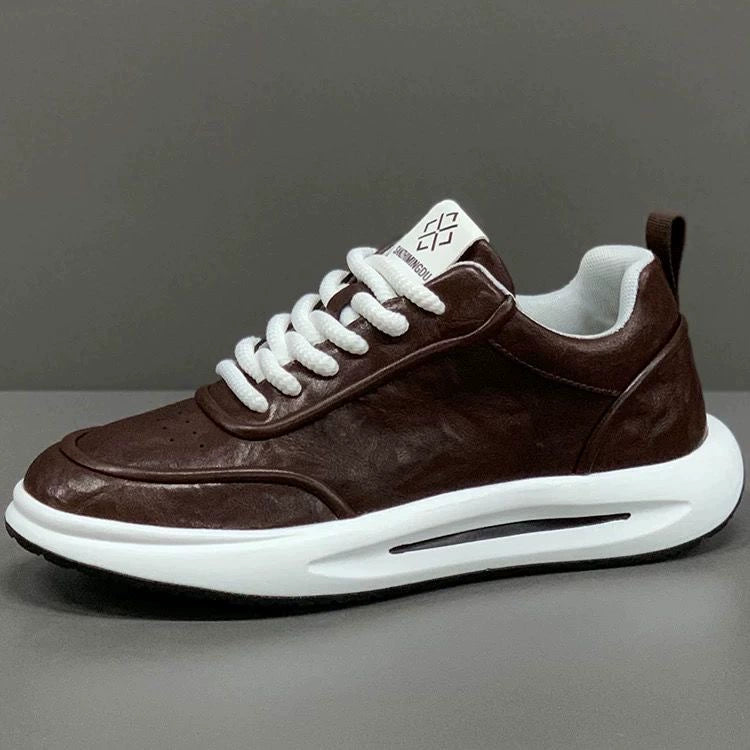 Zapatillas para hombre de suela gruesa, antideslizante y suave
