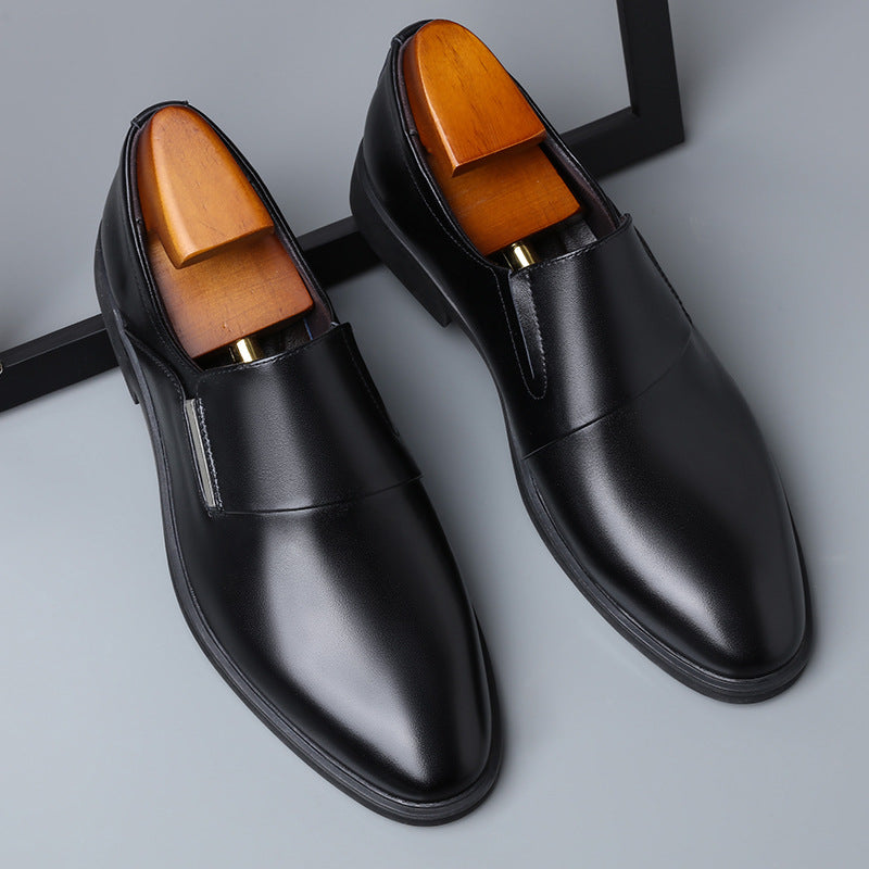 Zapatos de hombre de tacón bajo estilo ejecutivo casual