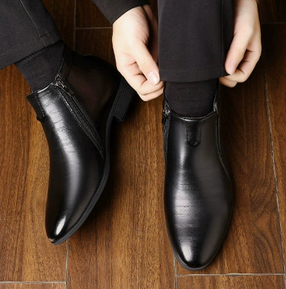 Zapatos de piel de caña media para hombre