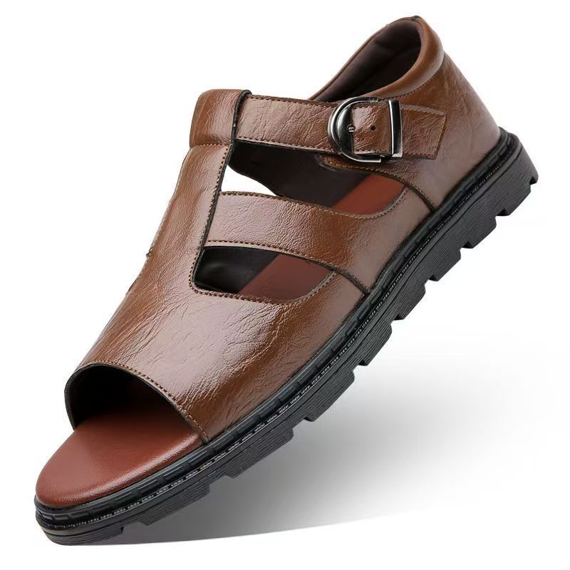 Sandalias para hombre con hebilla