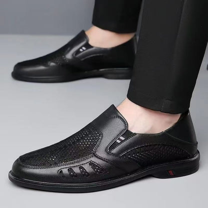 Zapatillas de malla sin cordones para hombre