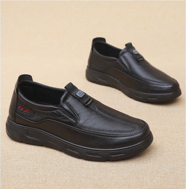 Zapatos de cuero impermeables y transpirables para hombre — 50% de descuento