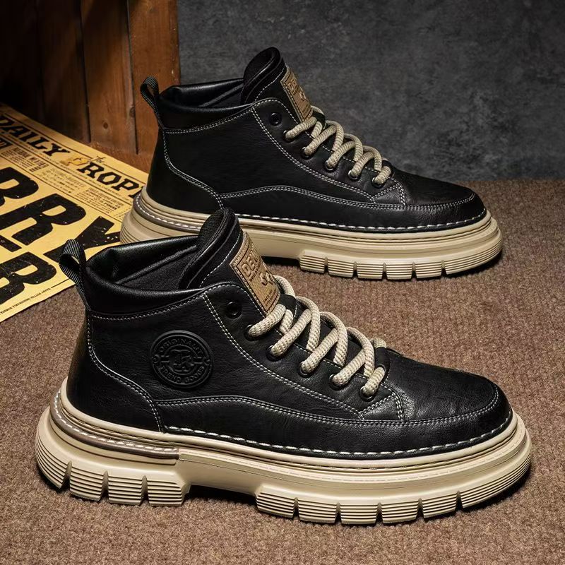 Botas de trabajo impermeables que aumentan la estatura