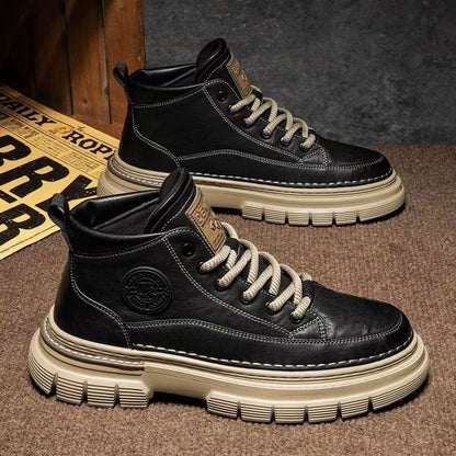 Botas de trabajo impermeables que aumentan la estatura