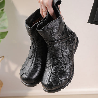 Botines de Dama de Estilo Casual y Suela Gruesa