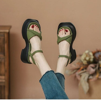 Sandalias de playa de una sola tira para hombre