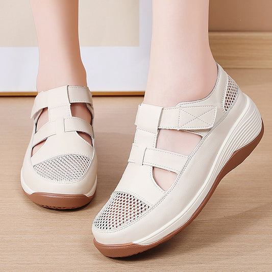 Zuecos de velcro para mujer