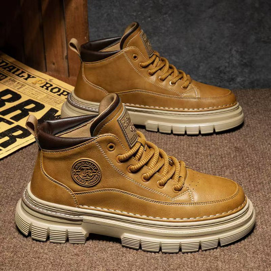 Botas de trabajo impermeables que aumentan la estatura