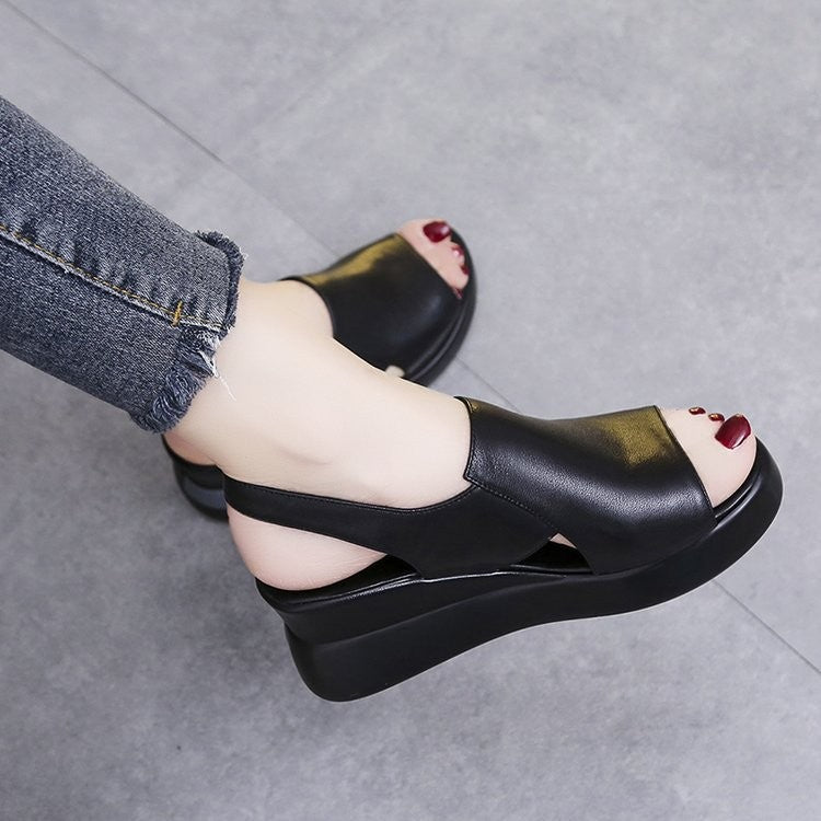 Zapatos de cuña con plataforma