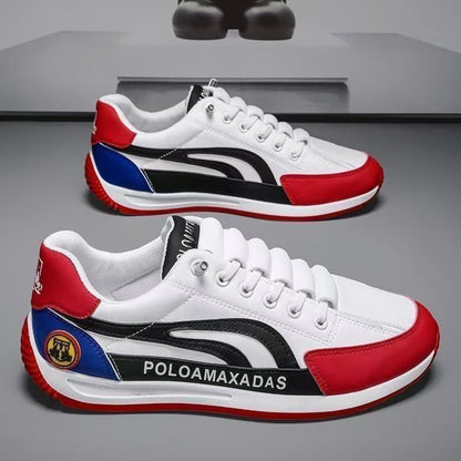 Zapatillas estilo Cortez con bloques de color, cómodas y transpirables.