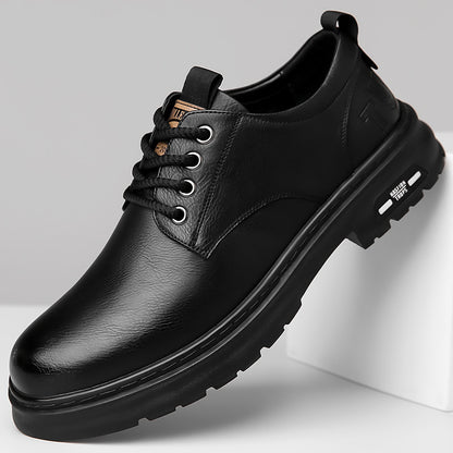🐂Cuero🐂Round toe retro casual leather shoes