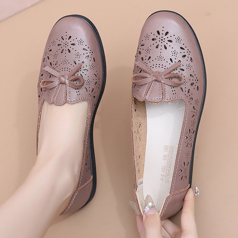 Sandalias con aberturas para mujer