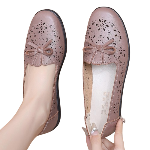 Sandalias con aberturas para mujer