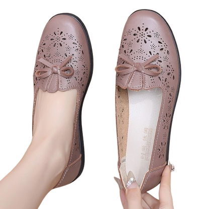 Sandalias con aberturas para mujer