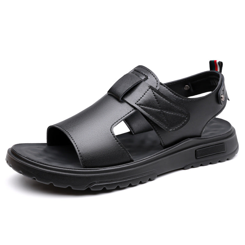 Sandalias de velcro de suela gruesa para hombre
