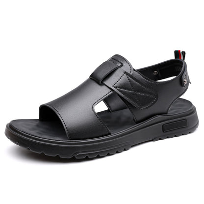 Sandalias de velcro de suela gruesa para hombre