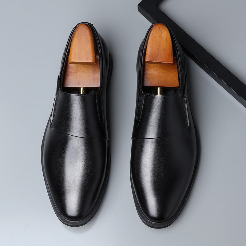 Zapatos de hombre de tacón bajo estilo ejecutivo casual