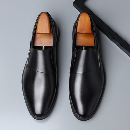 Zapatos de hombre de tacón bajo estilo ejecutivo casual