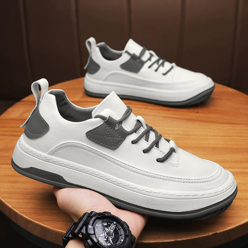 Zapatillas versátiles de estilo retro y ropa de trabajo para hombre