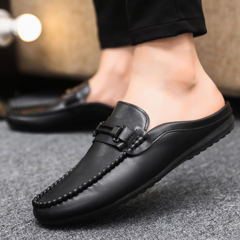 Pantuflas sin talón para hombre