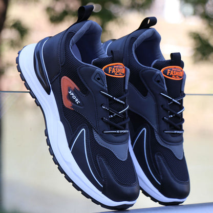 Zapatillas deportivas transpirables de malla para hombre