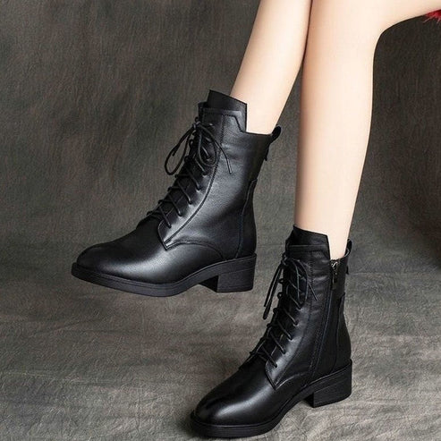 Botines de Plataforma Tacón Estable