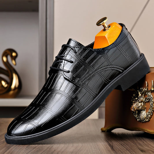 Zapatos casuales para hombre con elevadores de altura ocultos