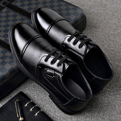 Zapatos de vestir de cuero con cordones para hombre